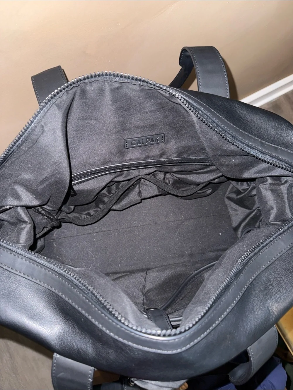 Calpak Black Duffel Travel Bag